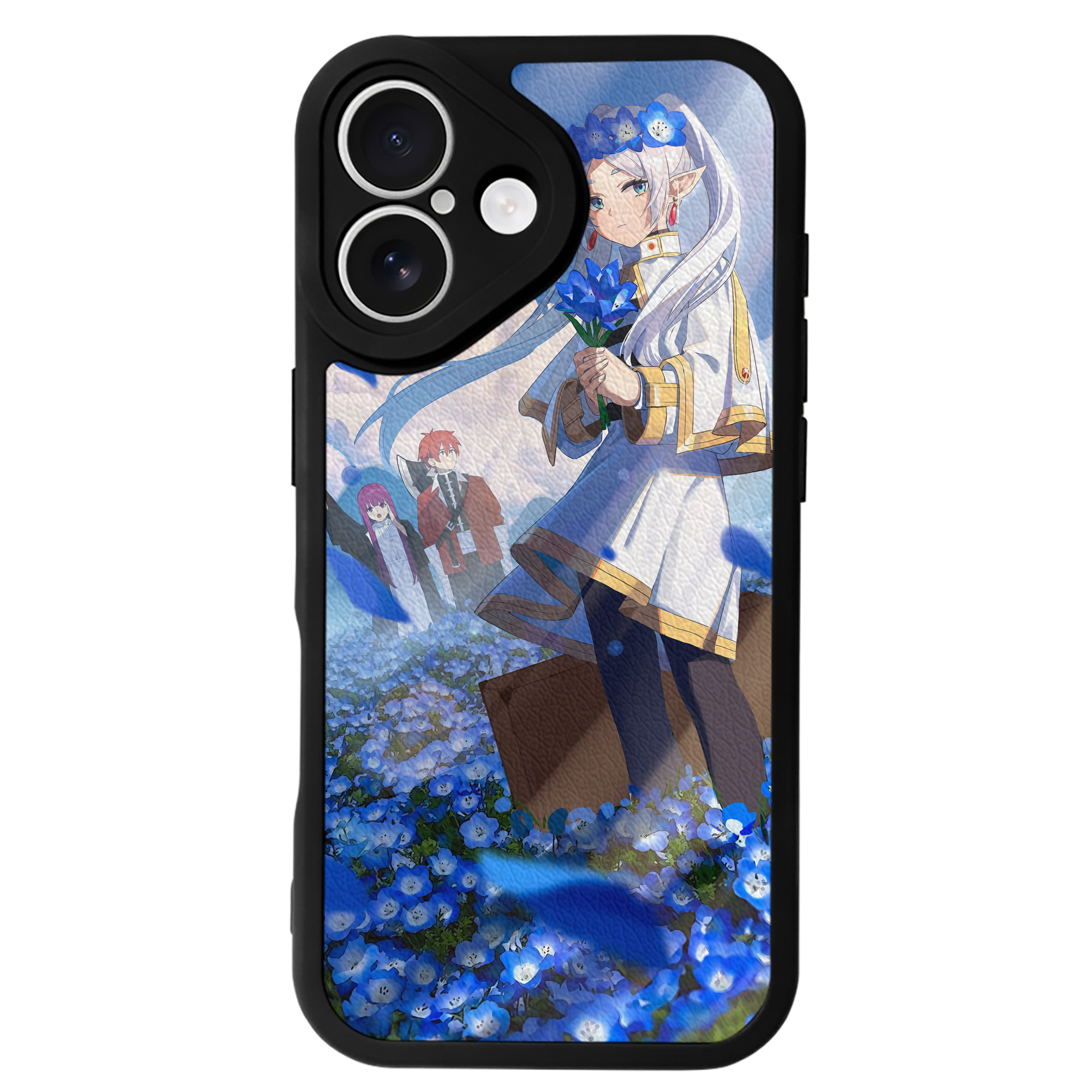 （画像用） 葬送のフリーレン Frieren 【iPhone 16シリーズ対応】シリコンスマホケース（レザー調） 材質：シリコン